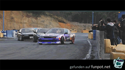 Nah am Zuschauer driften Nah am Zuschauer driften