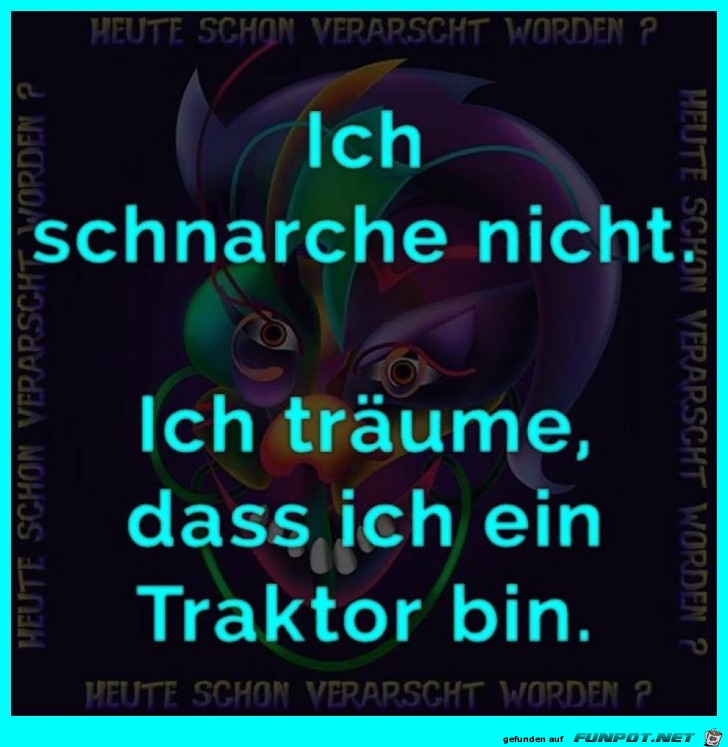 Ich schnarche nicht Ich schnarche nicht