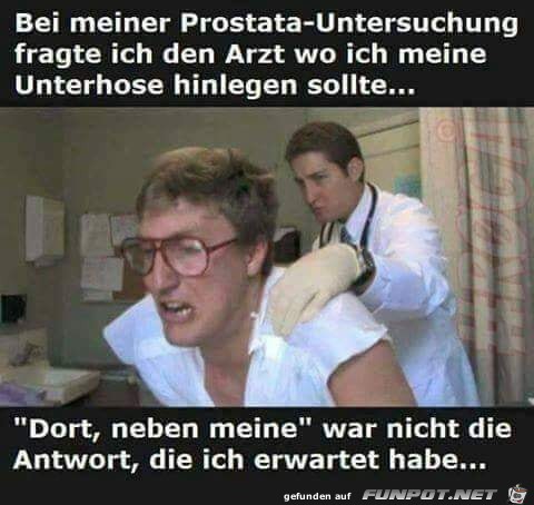 Prostata Untersuchung beim Mann