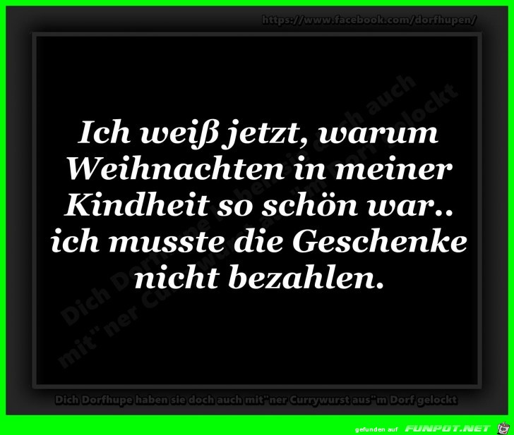 Weihnachten in meiner Kindheit Weihnachten in meiner Kindheit