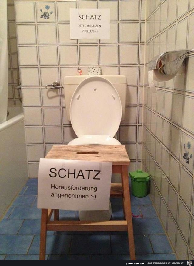 schatz - herausforderung angenommen schatz - herausforderung angenommen