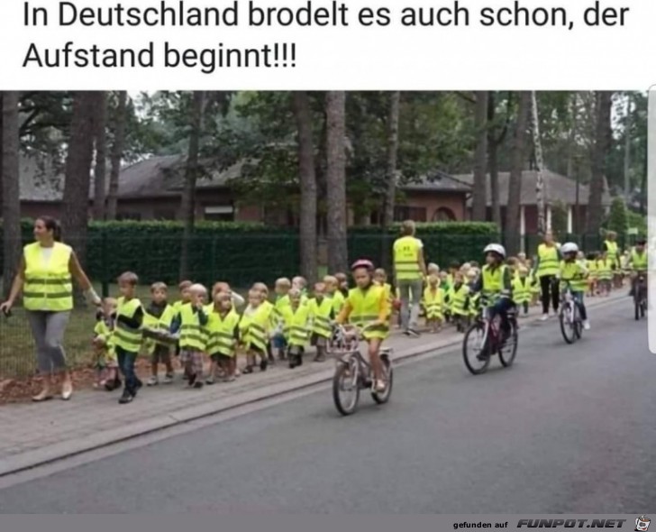 Die Gelbwesten kommen