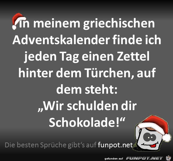 Wir schulden dir