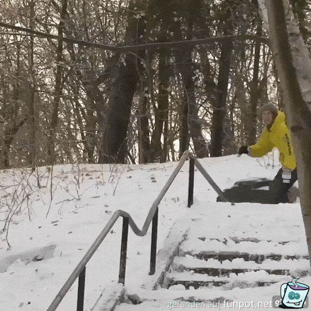 Snowboarden ausserhalb der Piste