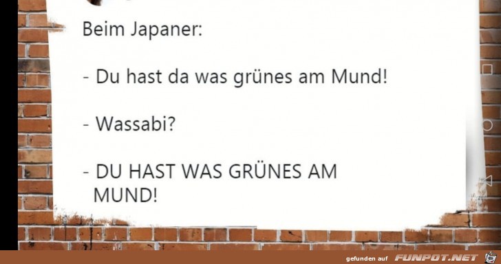 Beim Japaner