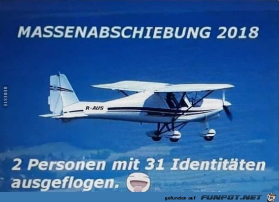 Massenabschiebung 2018...... Massenabschiebung 2018......