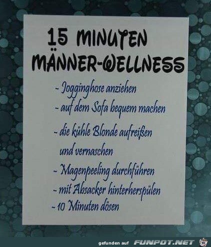 Wellness fr Mnner