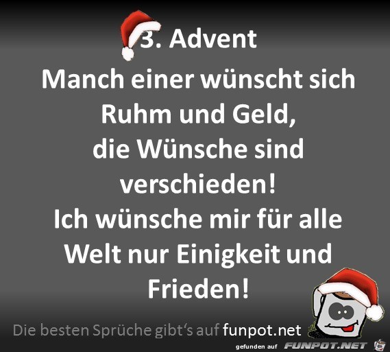 3. Advent 3. Advent