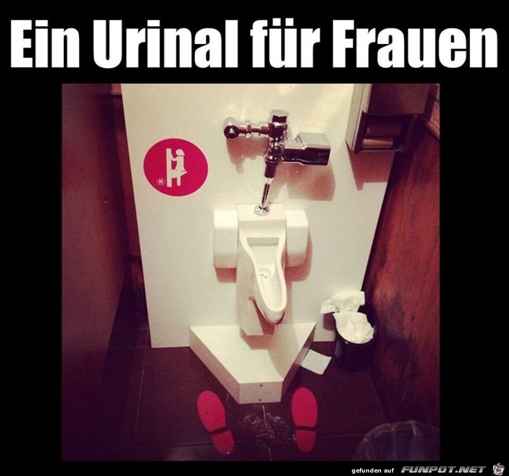 Urinal fr Frauen