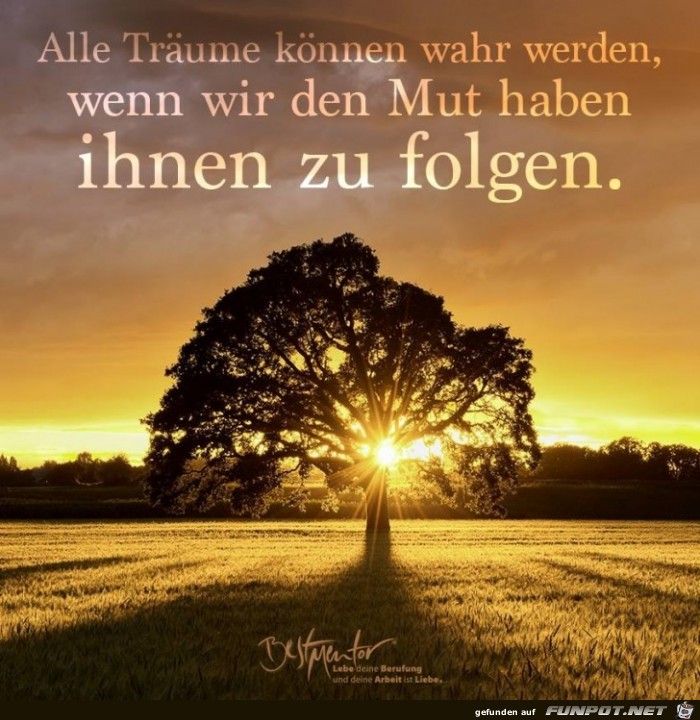 Alle Traeume koennen war werden Alle Traeume koennen war werden