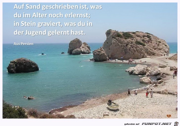 auf sand geschrieben