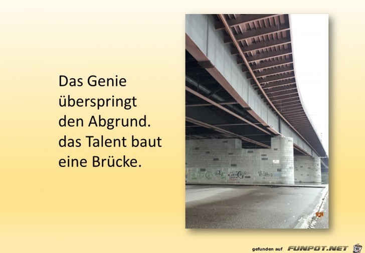 das Genie ueberspringt das Genie ueberspringt