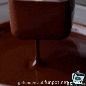 Eiswürfel in Schoko tunken... Eiswürfel in Schoko tunken...