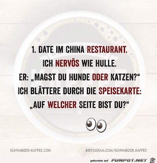 Nervs im Chinarestaurant