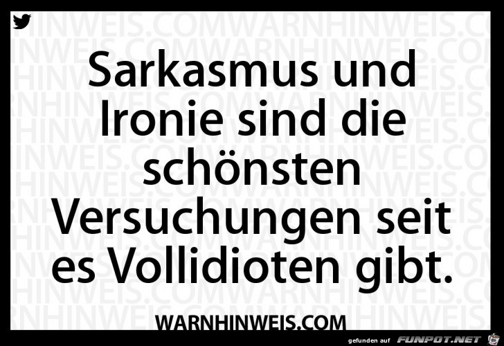 Sarkasmus Sarkasmus