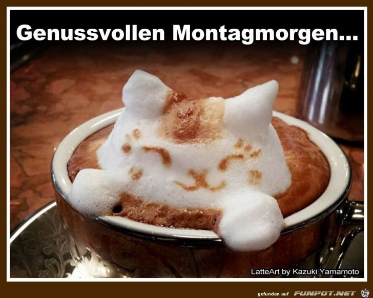 Genussvollen Montagmorgen