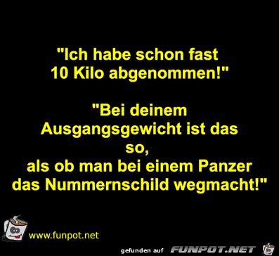 Abgenommen Abgenommen