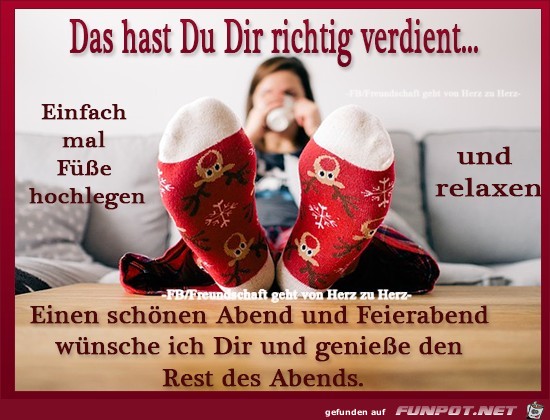Das hast du dir richtig verdient Das hast du dir richtig verdient