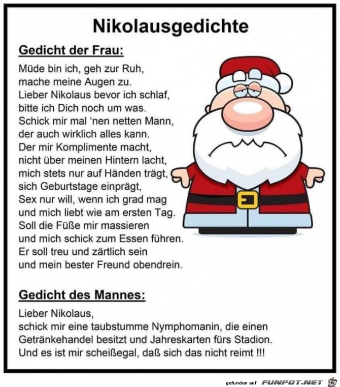 Nikolausgedichte Nikolausgedichte