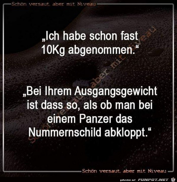 Abgenommen Abgenommen