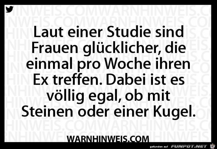 Einmal pro Woche Einmal pro Woche