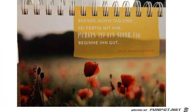 Morgen ist ein neuer Tag