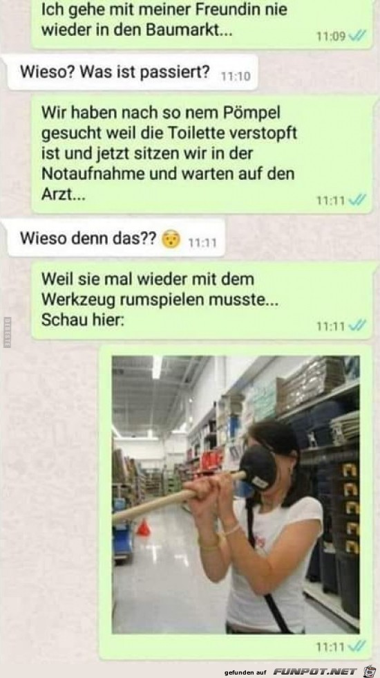 im Baumarkt... im Baumarkt...