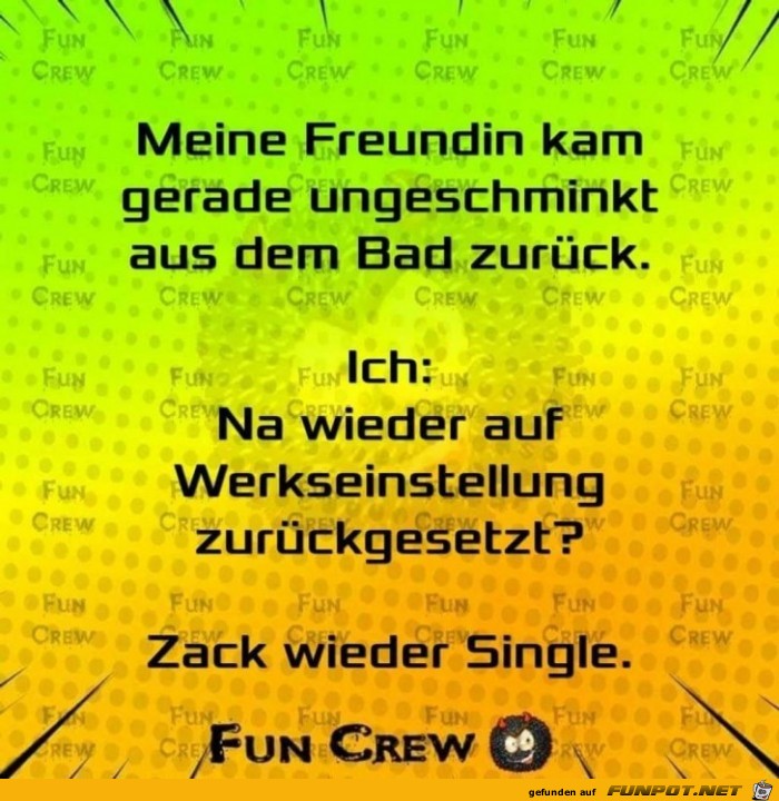 Freundin ungeschminkt