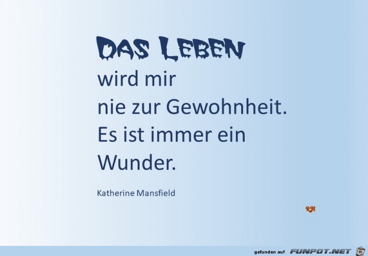 das Leben wird mir nie zur Gewohnheit das Leben wird mir nie zur Gewohnheit