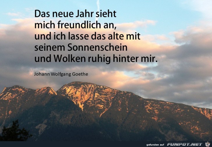 das neue Jahr sieht mich freundlich an das neue Jahr sieht mich freundlich an