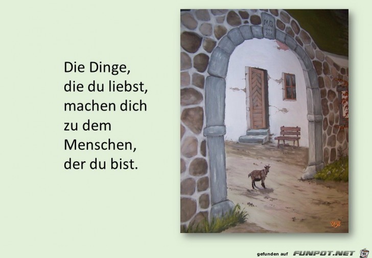 die dinge die du liebst