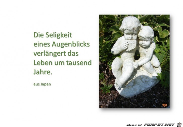 die Seligkeit eines Augenblicks die Seligkeit eines Augenblicks