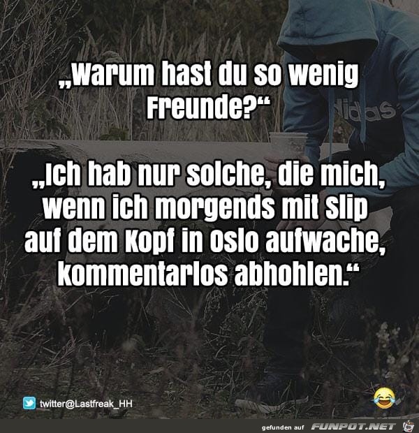 So wenige Freunde So wenige Freunde