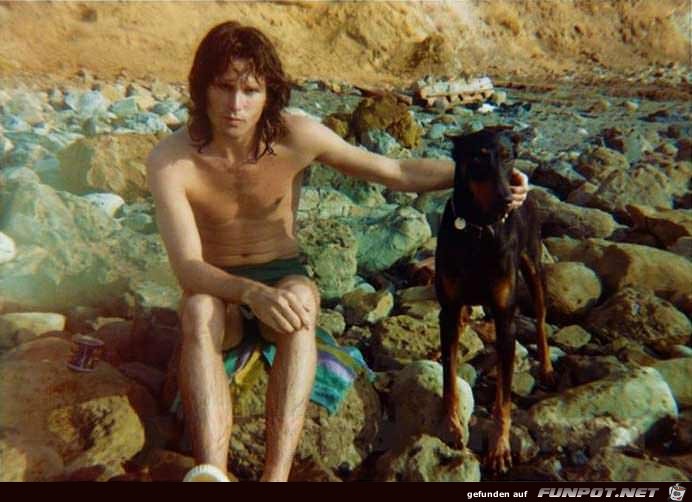Jim Morrison mit Thor Jim Morrison mit Thor