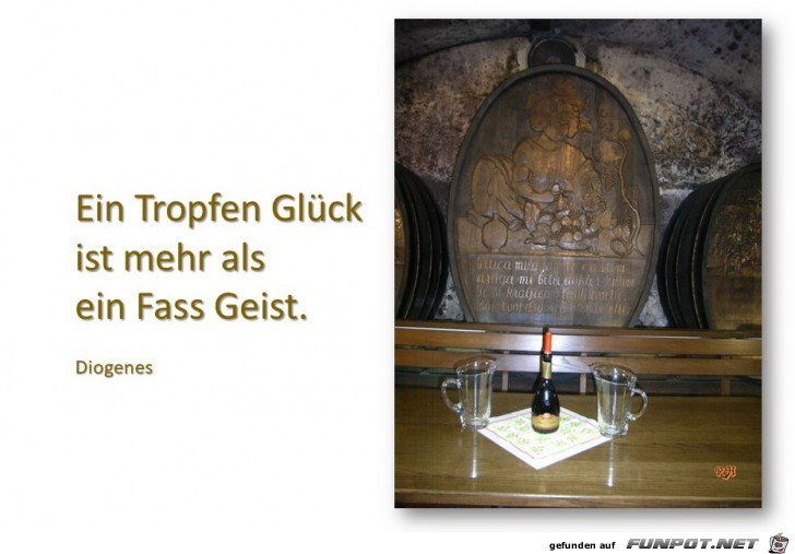 ein tropfen glueck