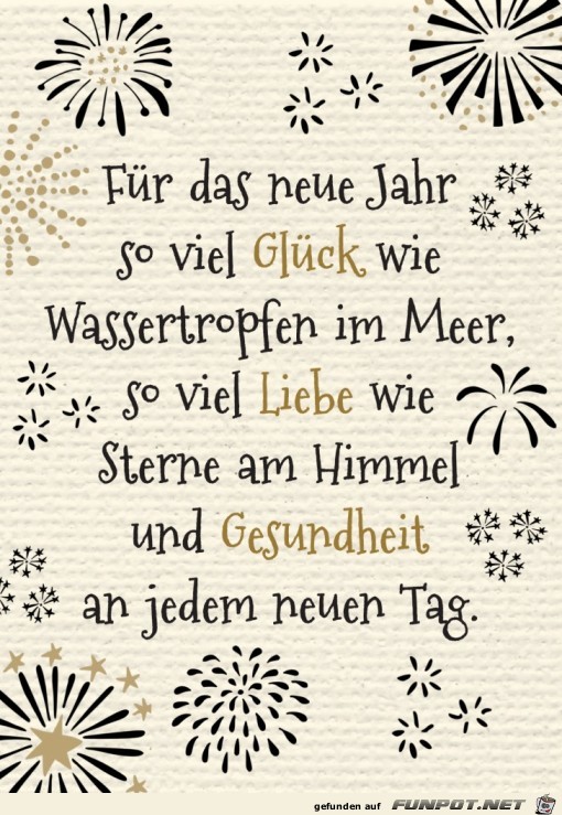 Neujahrskarte