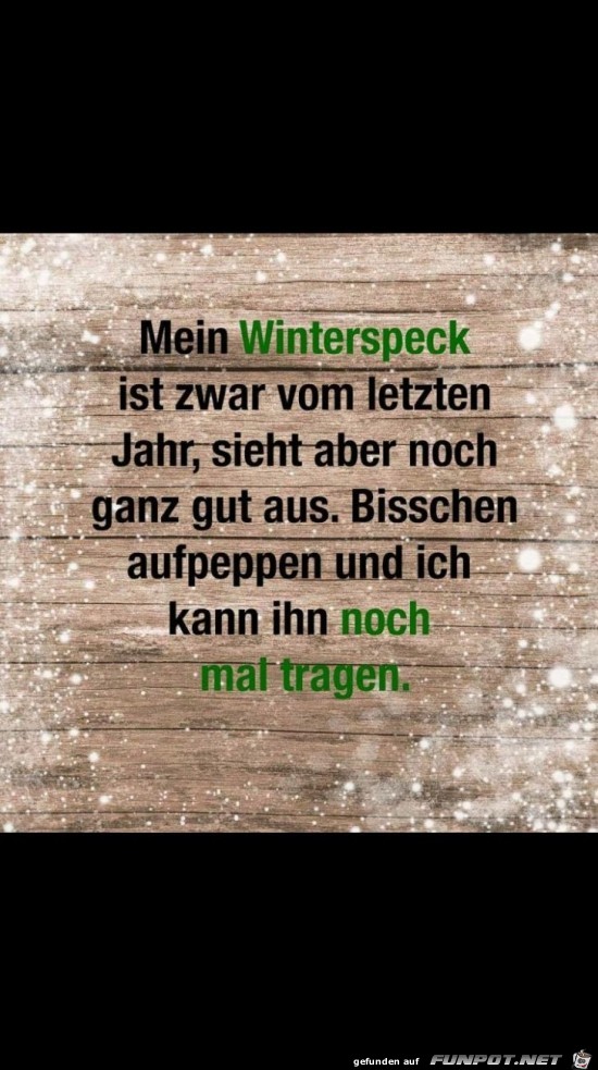 mein winterspeck mein winterspeck