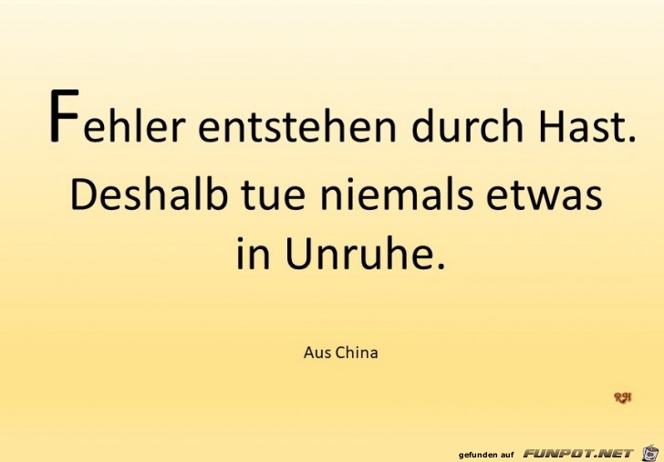 Fehler entstehen durch hast Fehler entstehen durch hast