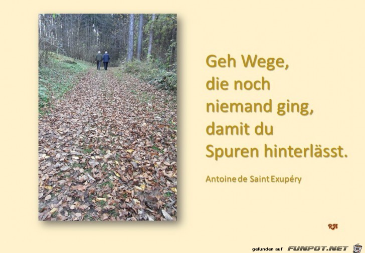geh wege die noch niemand ging geh wege die noch niemand ging