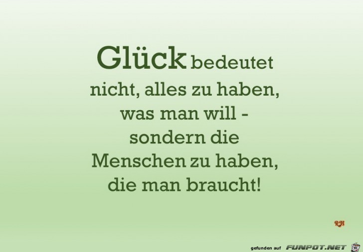 Get Glueck bedeutet nicht Desktop Wallpaper Free