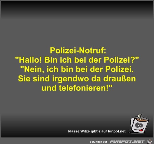 Polizei-Notruf