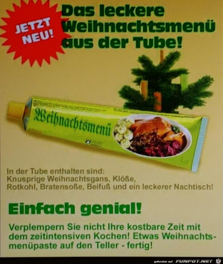 Leckeres Weihnachtsmenue Leckeres Weihnachtsmenue