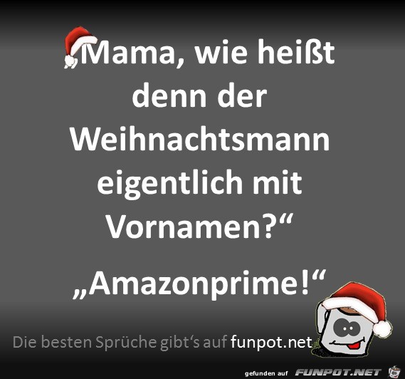 Vorname des Weihnachtsmannes Vorname des Weihnachtsmannes