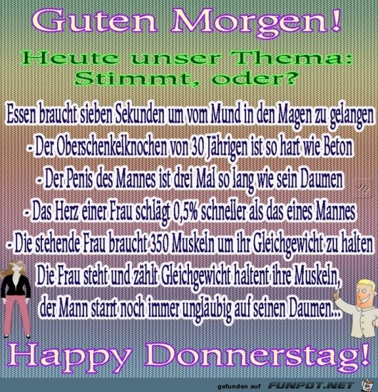 Donnerstag