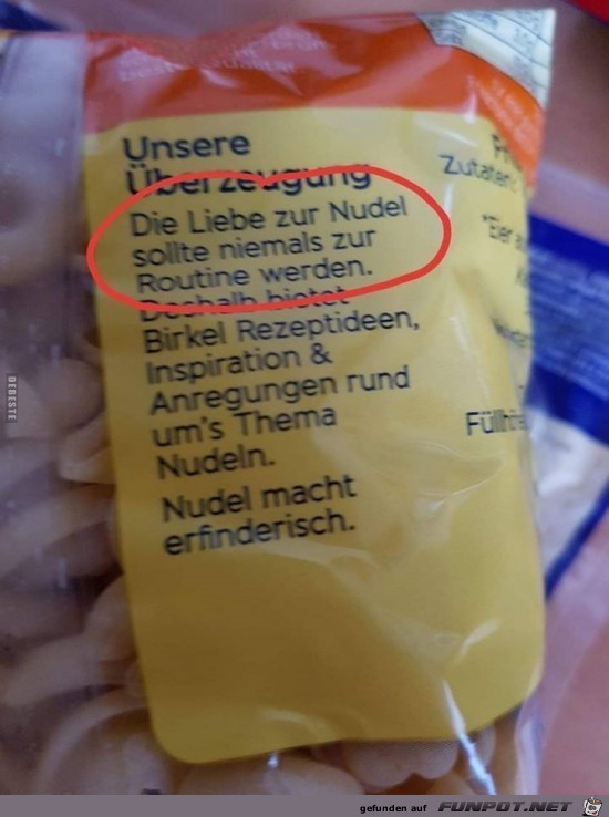 Nudeln Nudeln