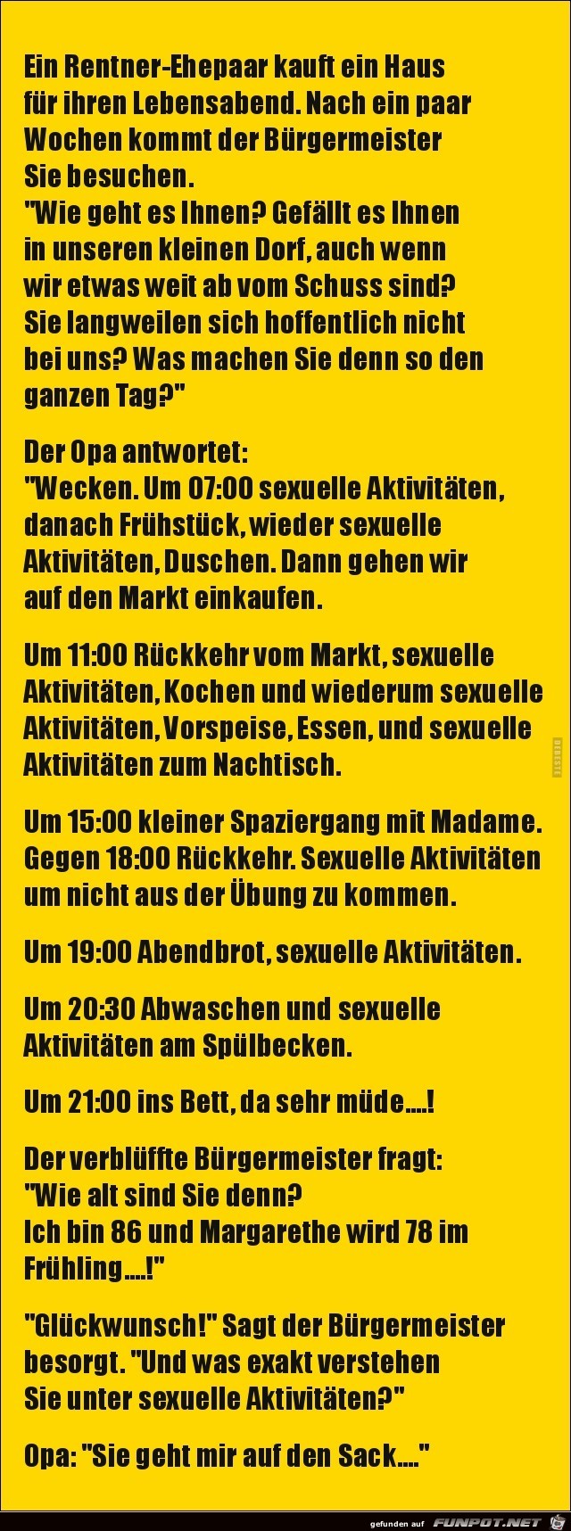 ein Rentner-Ehepaar kauft ein Haus....... ein Rentner-Ehepaar kauft ein Haus.......