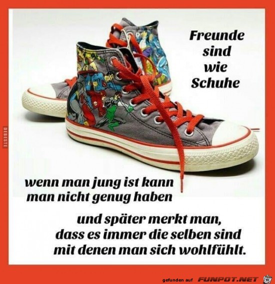 Freunde sind wie Schuhe...... Freunde sind wie Schuhe......