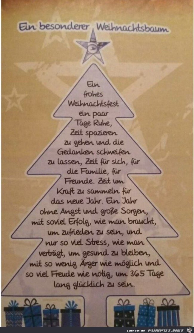 ein besonderer weihnachtsbaum