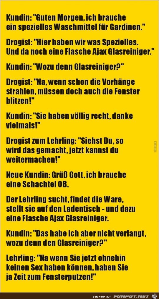 in der Drogerie..... in der Drogerie.....