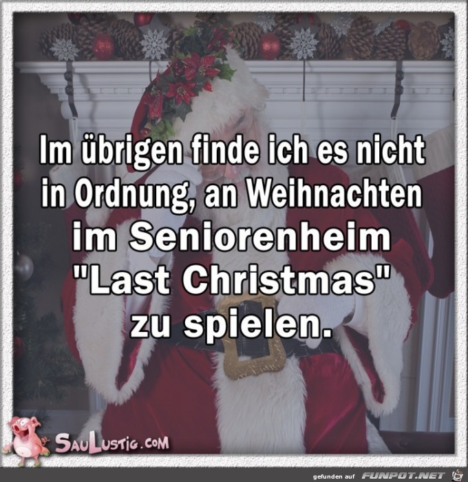 Last Christmas Im Seniorenheim